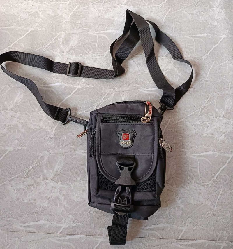 Durable Black Crossbody Bag