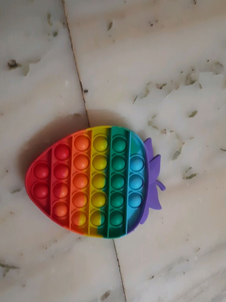 Pop It Shape Strawberry  Colorful  Pop It