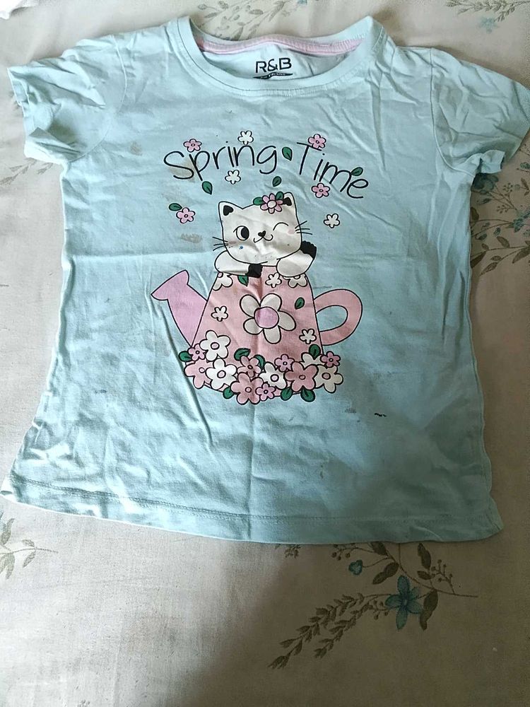 Cute Cat "Spring Time" T-Shirt