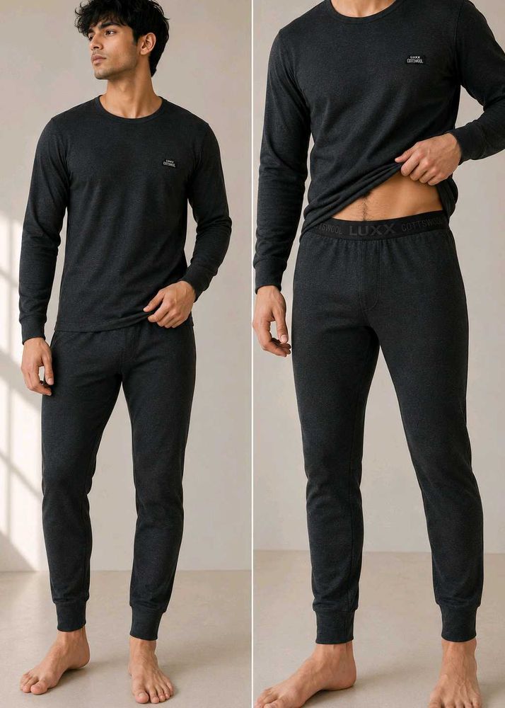 unisex lux cozi premium thermal innerwear set