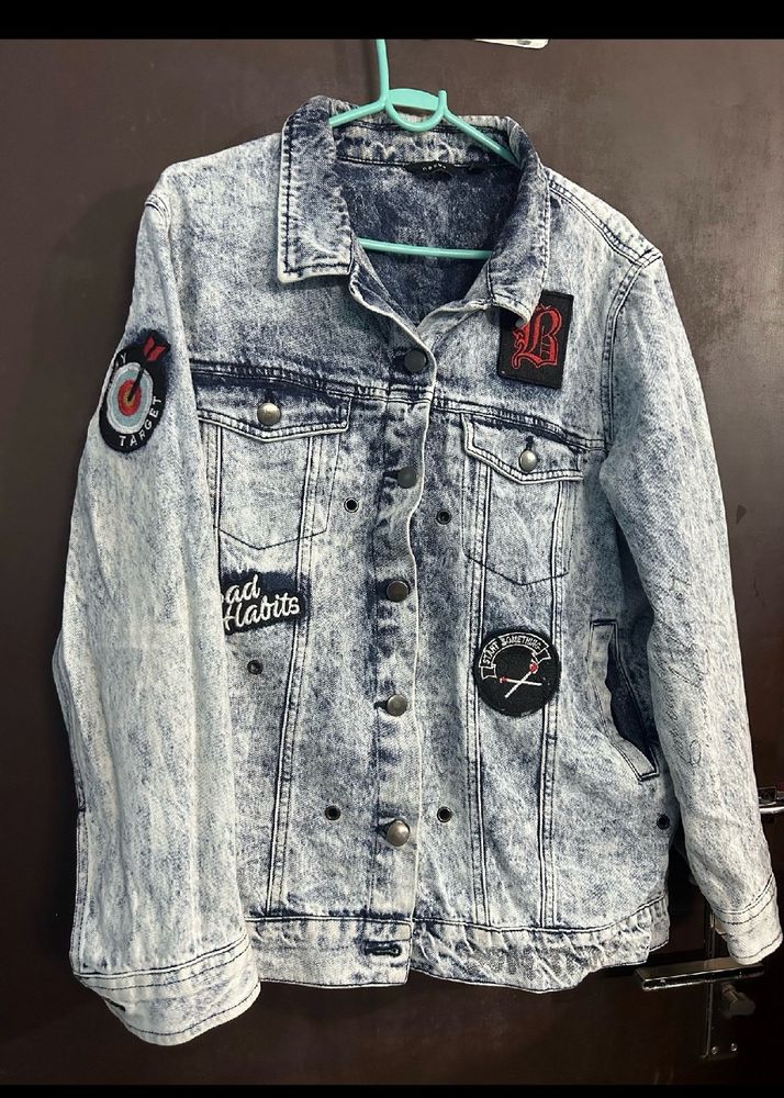 PLUS SIZE Denim Jacket