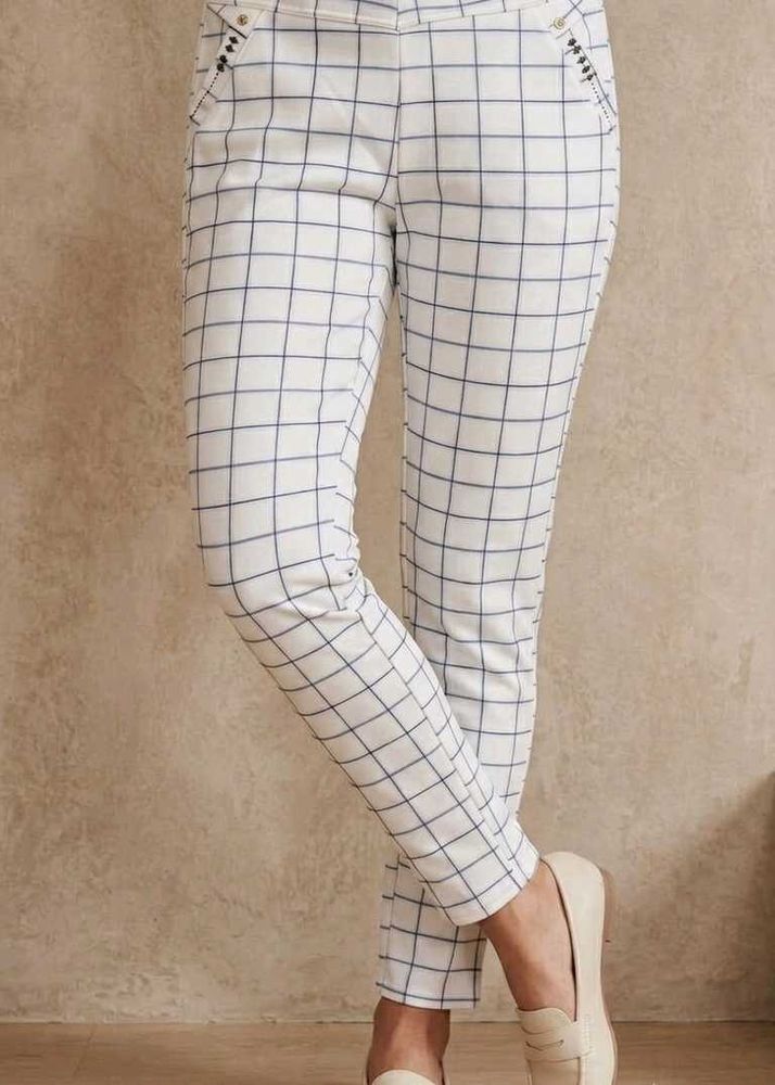 Chic Plaid Slim Fit Pants