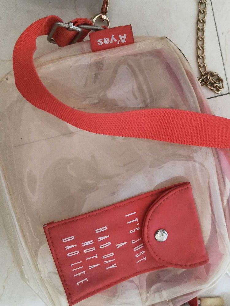 A'yas Clear Crossbody Bag