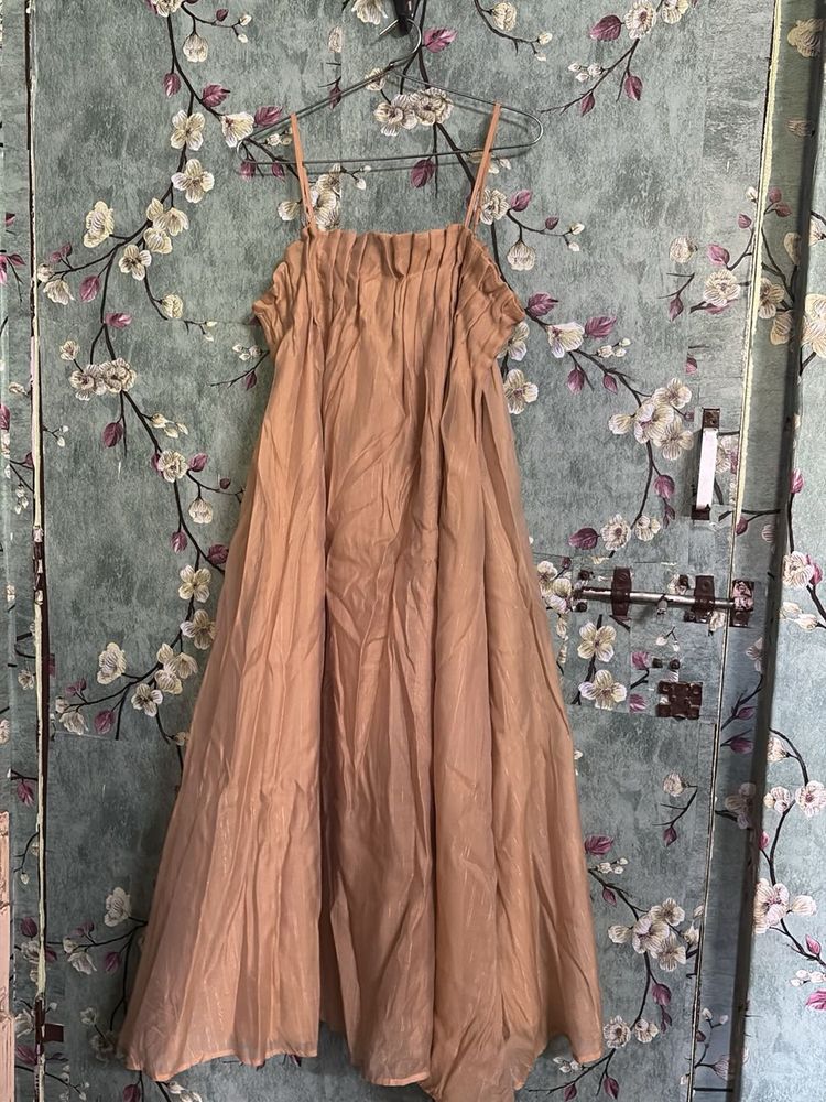 Flowy Spaghetti Strap Maxi Dress