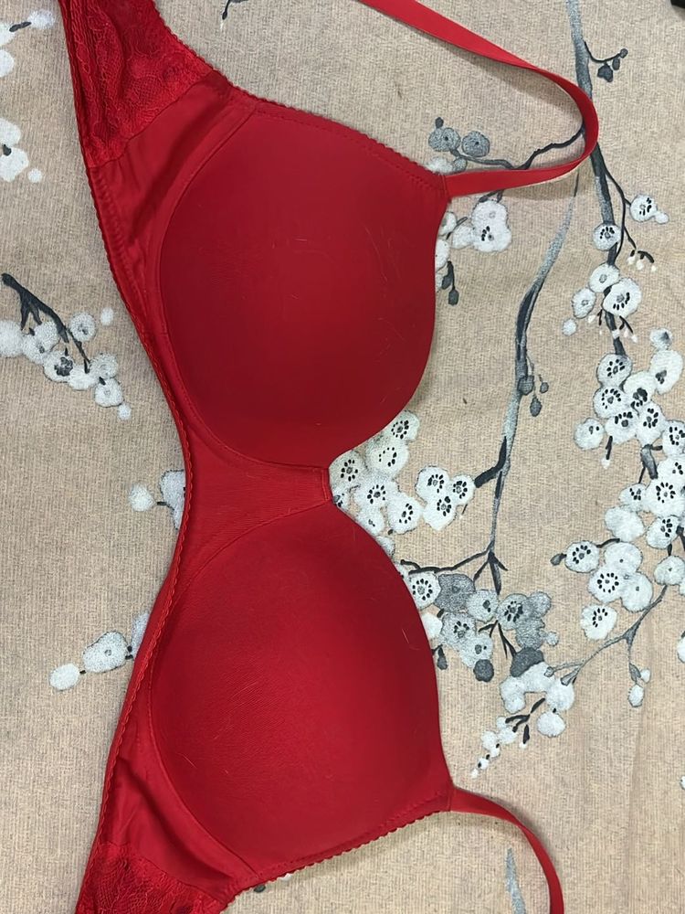 Zivame Rosaline Red Brassiere