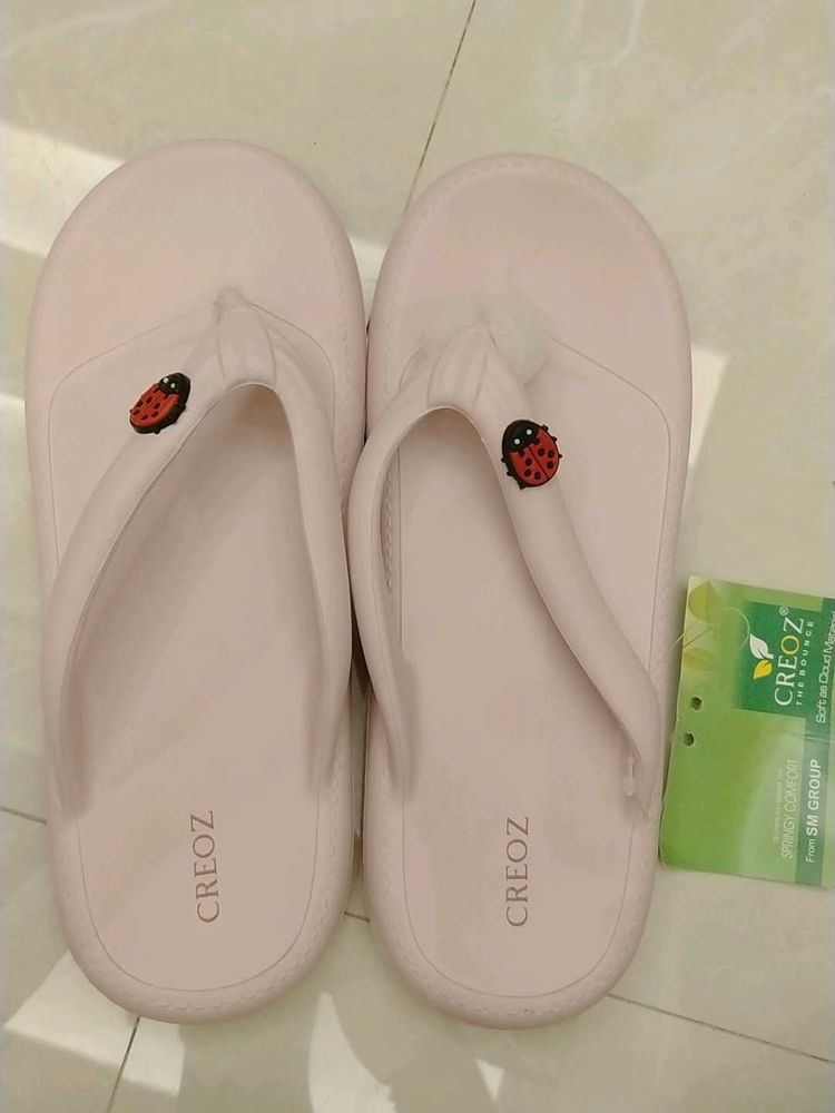 Cute Ladybug Flip Flops