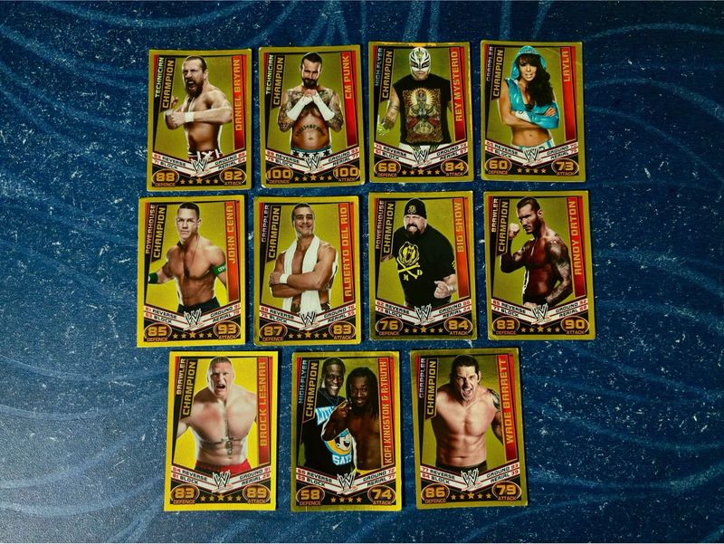 WWE Slam Attax Rebellion 2012 Lot