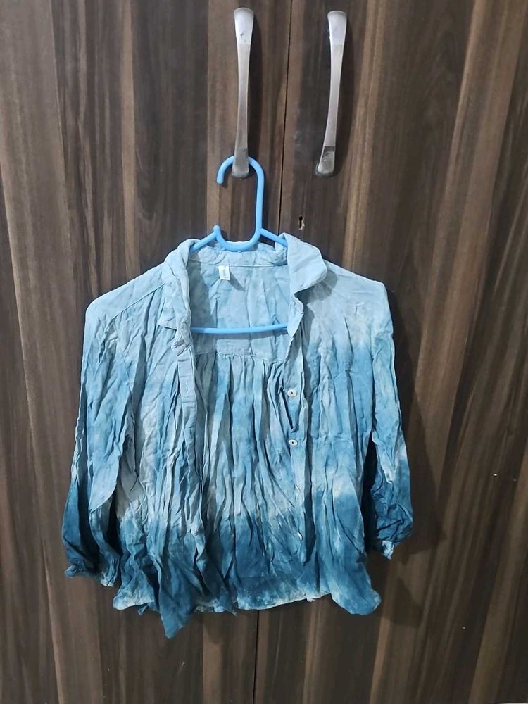 Blue Tie-Dye Shirt