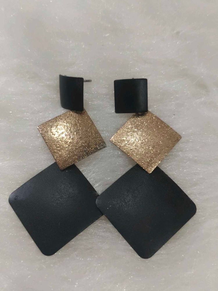 Geometric Drop Earrings