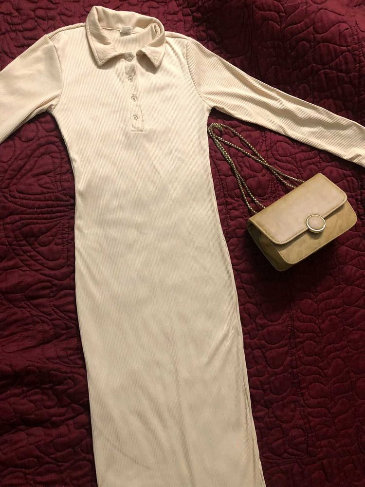 New Adjustable Chain Beige Bag