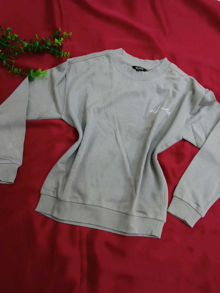 Light Grey Crewneck Sweatshirt