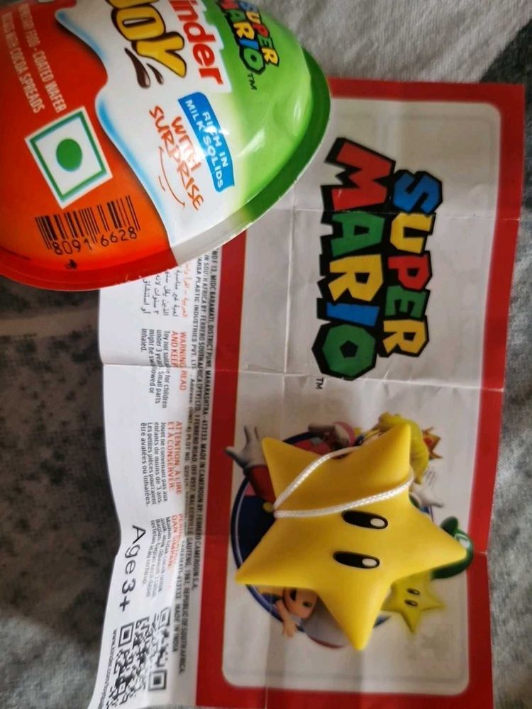 Star Super Mario Kinder Joy Toy