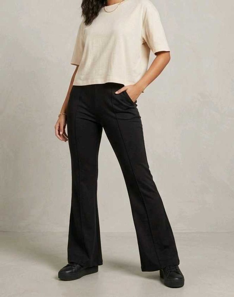 Black Flared Pants