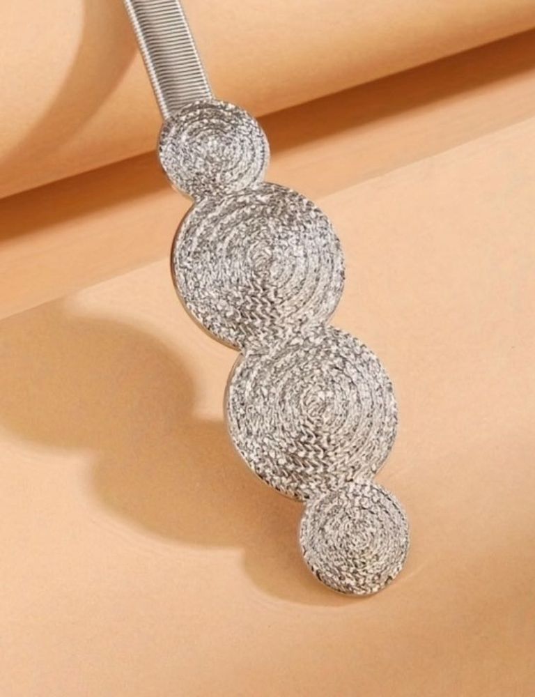 Woven Circular Detail Belt