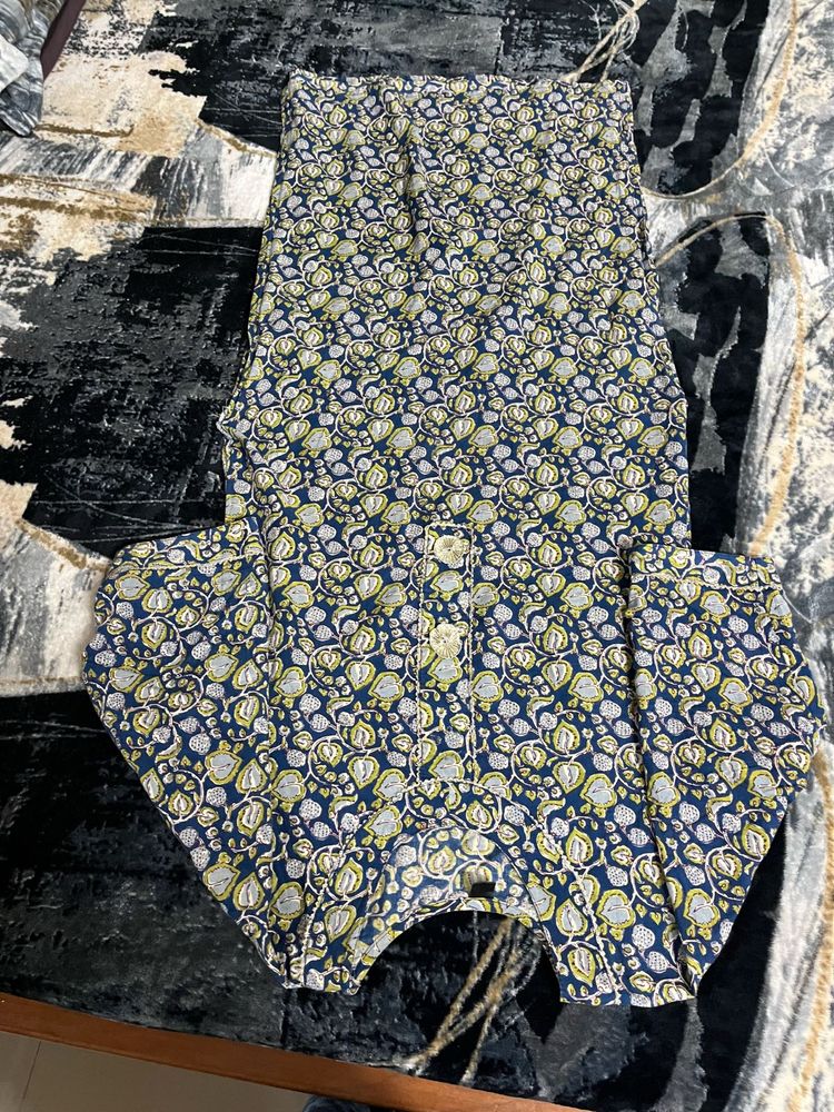 Floral Print Women's Kurta with pajama