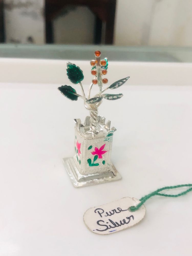 Pure Silver Tulsi (wt:-14.900g)