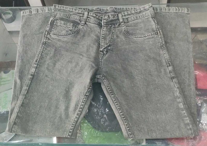 Gray Denim Jeans