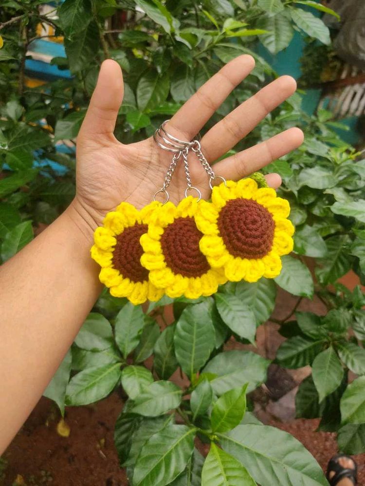 Sunflower Keychain!!