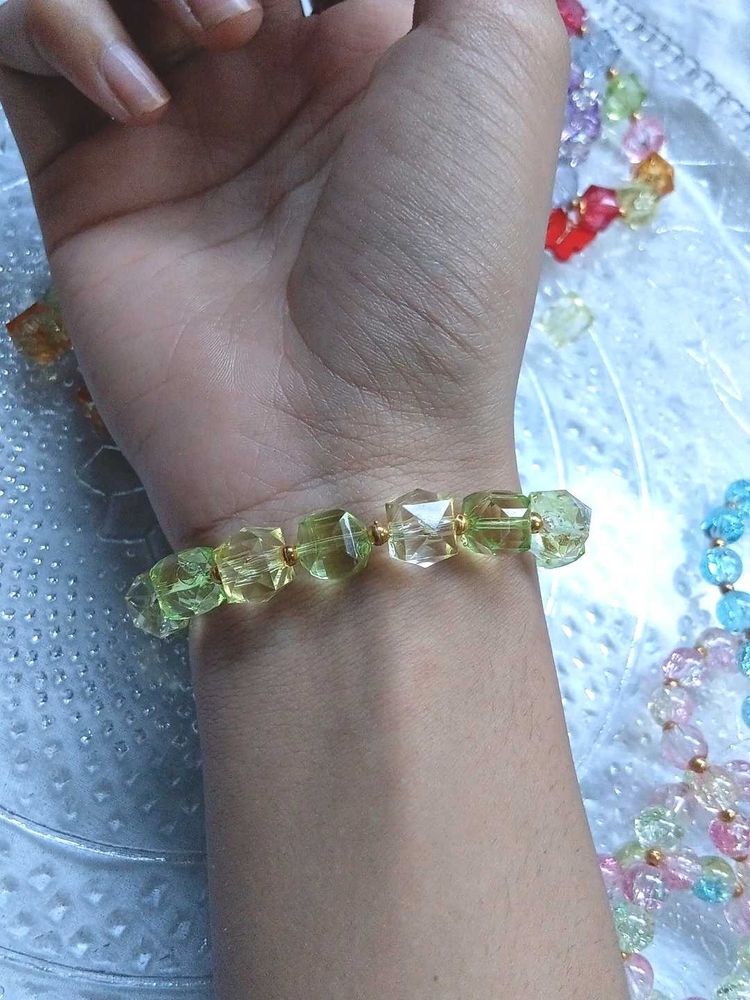 Chic Beaded Gemstone Bracelet