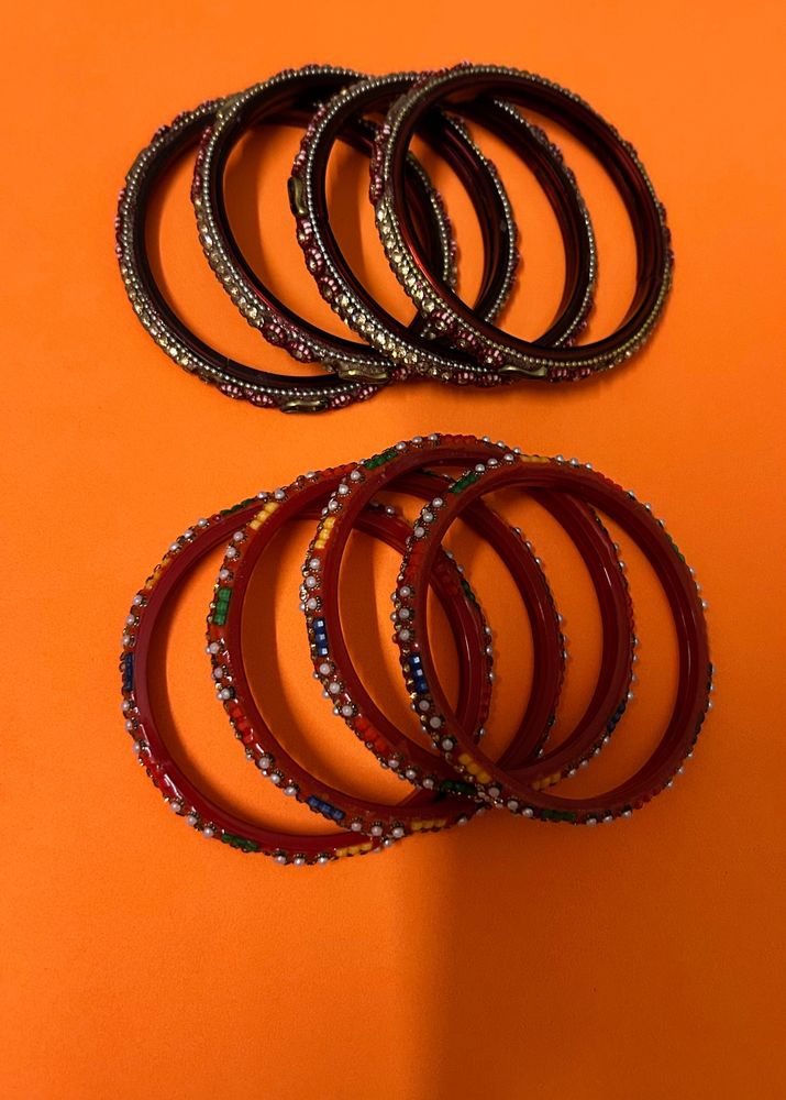 4 Bangles Kada Set Of 2
