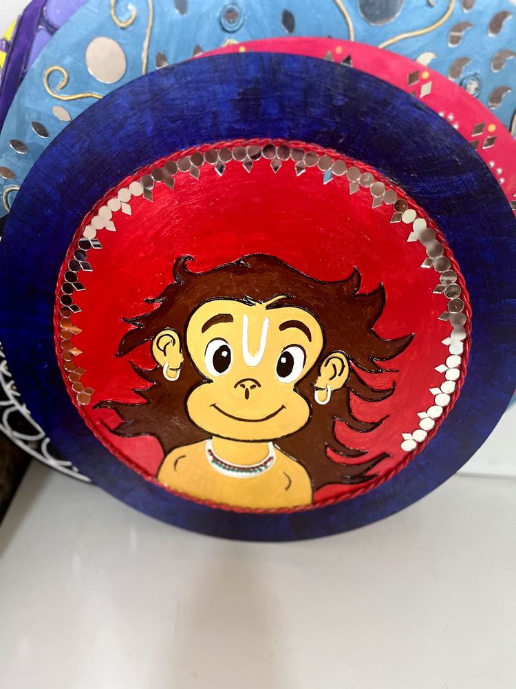 Handcrafted Hanuman Plate