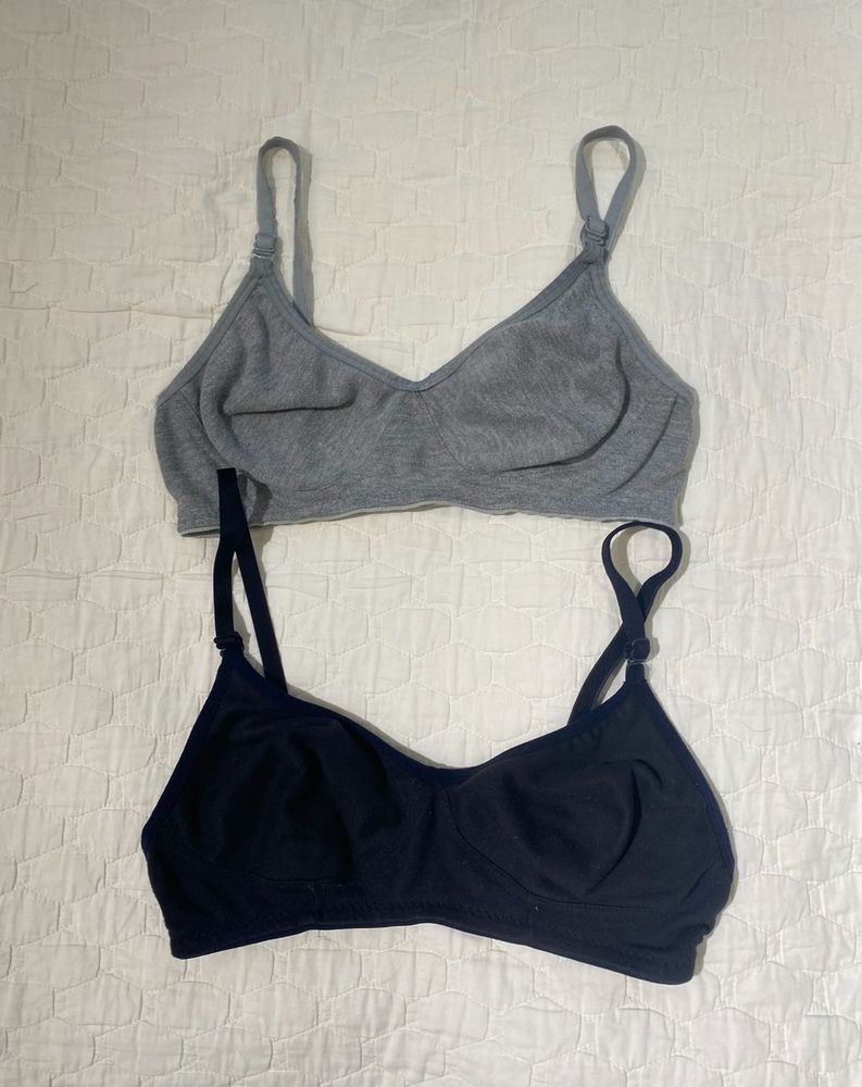 Pack of 2 cotton bra