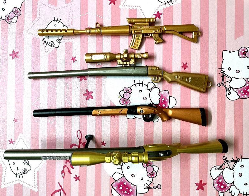 Gun Design Pens 4 Different Models