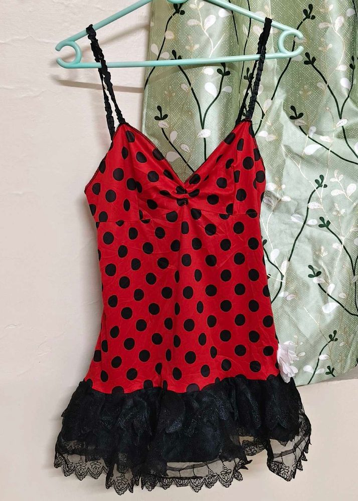 Cute Polka Dot Nightie