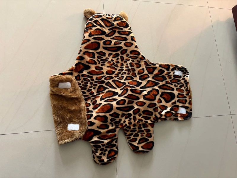 Leopard Print Hooded Pet Costume