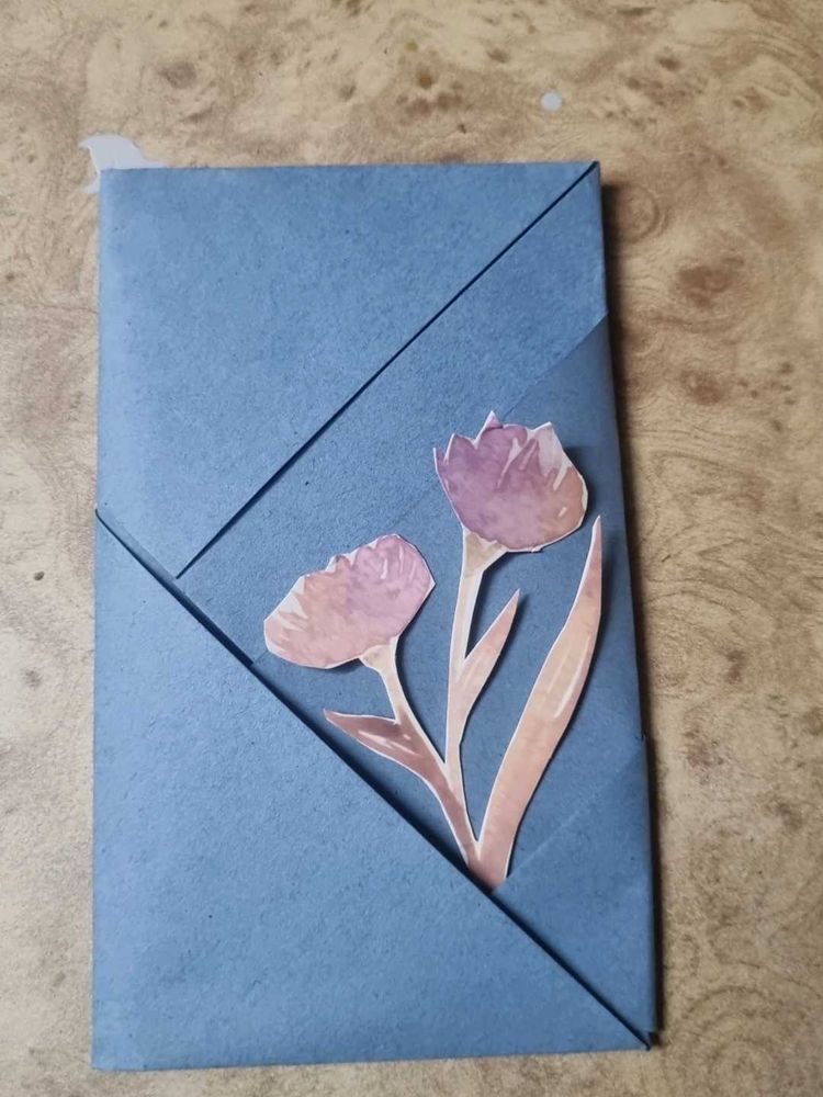 Floral Design Envelope Card
