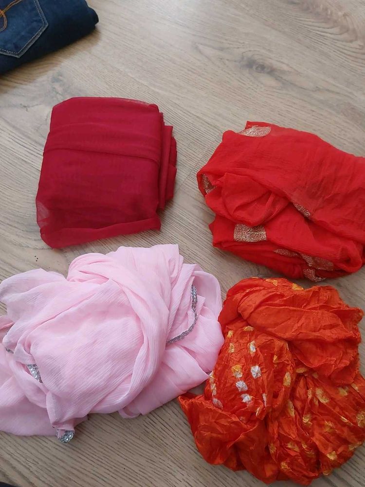 set of 4 dupatta