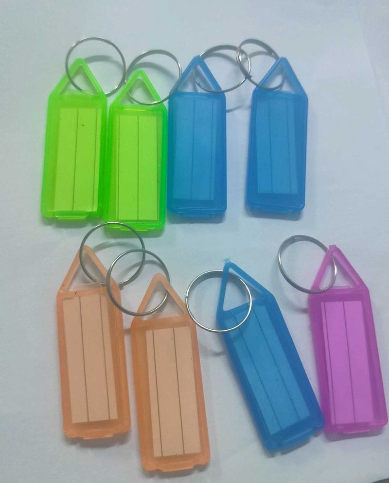Writeable Name Key Tags Keychains