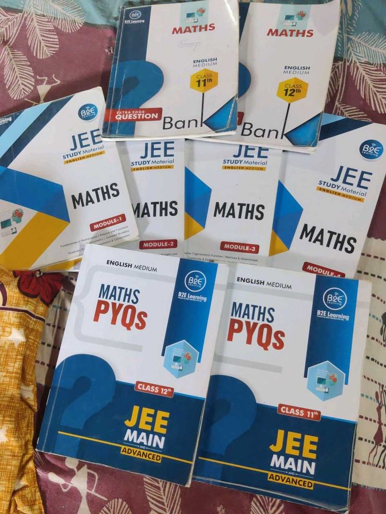 JEE Main Advanced Maths Study Material &amp; PYQs