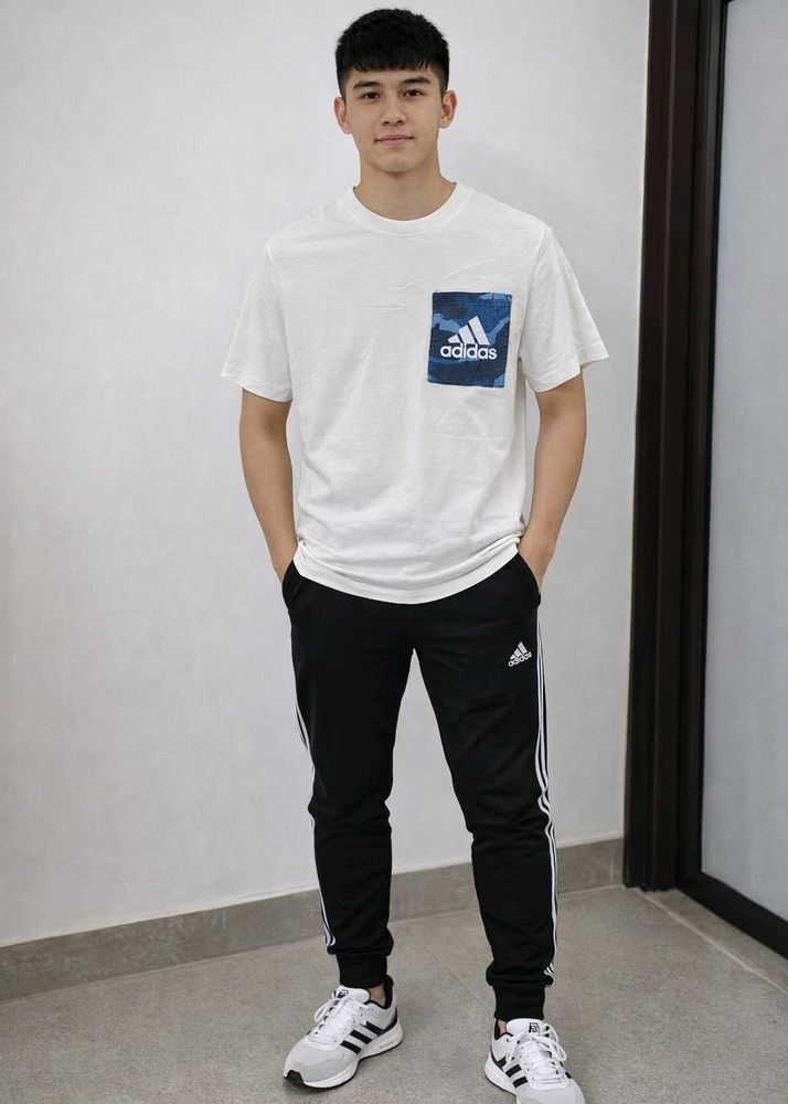 Adidas White T-Shirt
