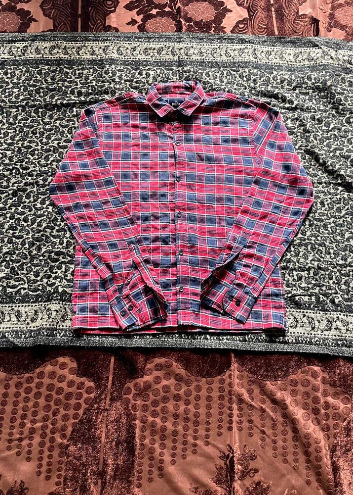 Red &amp; Blue Checkered Shirt