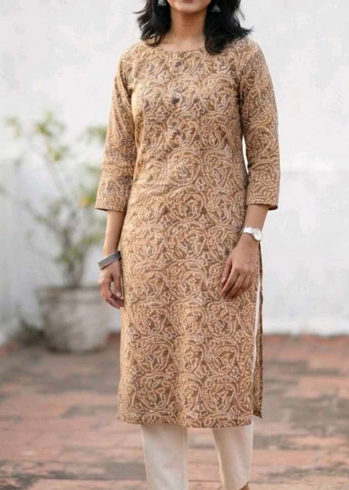 Stylish Printed Cotton Kurta