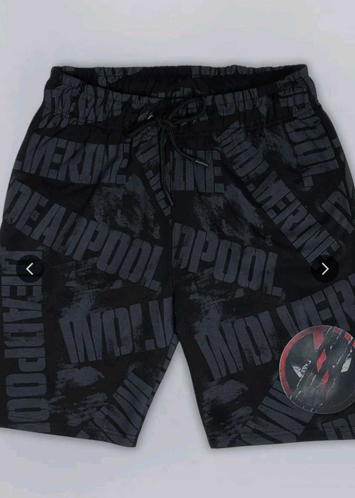 Men Deadpool &amp; Wolverine Printed Regular Fit Short