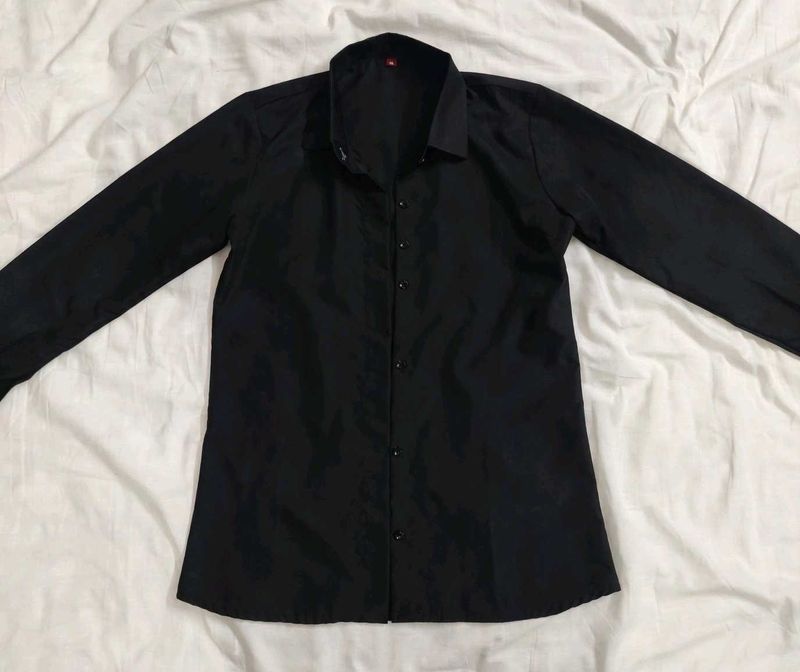 Black Formal-Casual Shirt | Versatile &amp; Classy 🖤