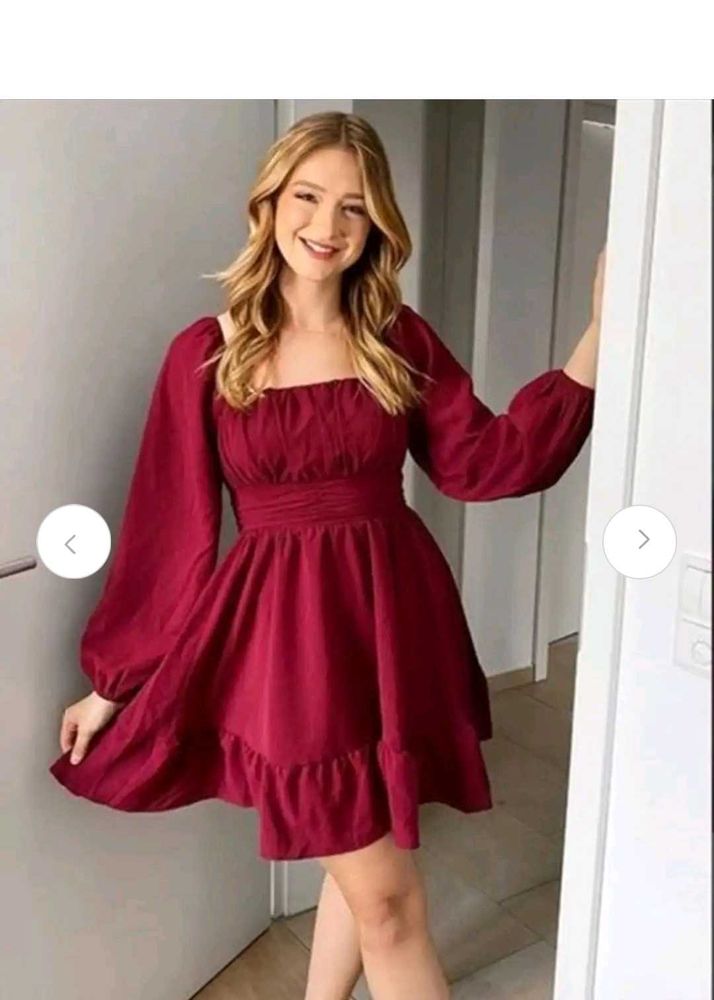 Square Neck Dress