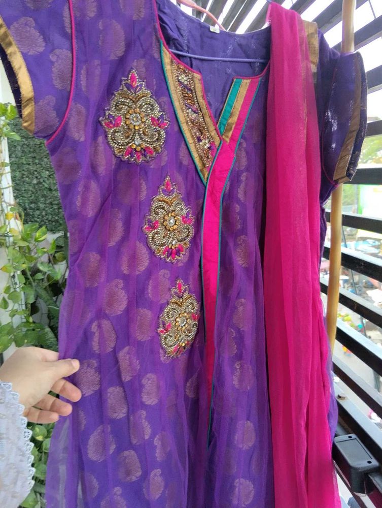 Banarasi Flared kurta set