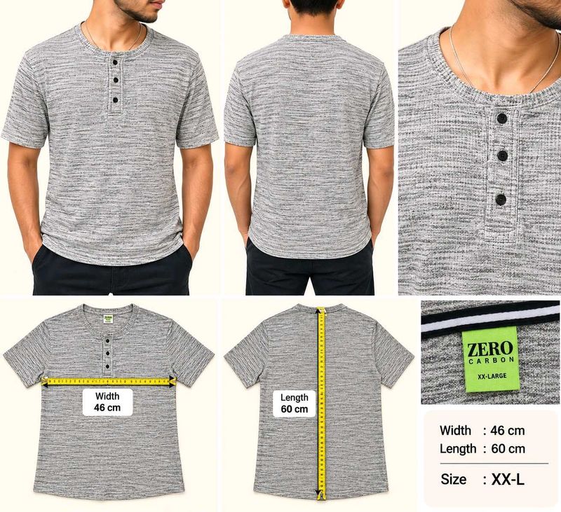 Men's Grey Marl T-Shirt