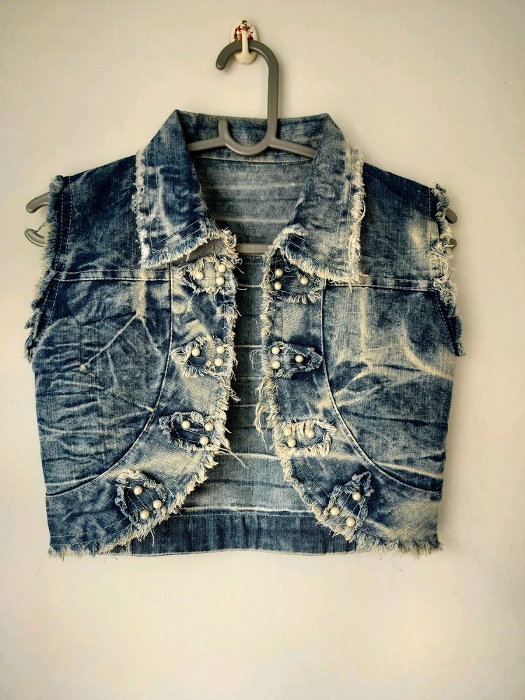 Half Denim Jacket