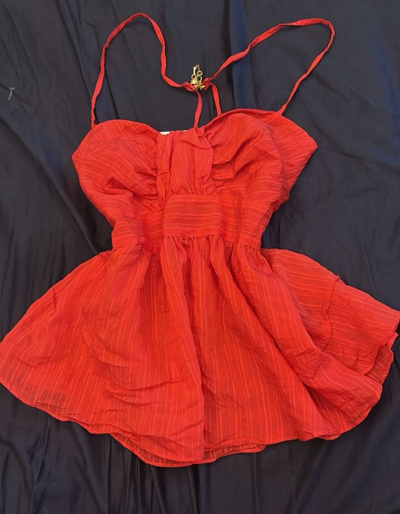 red y2K top