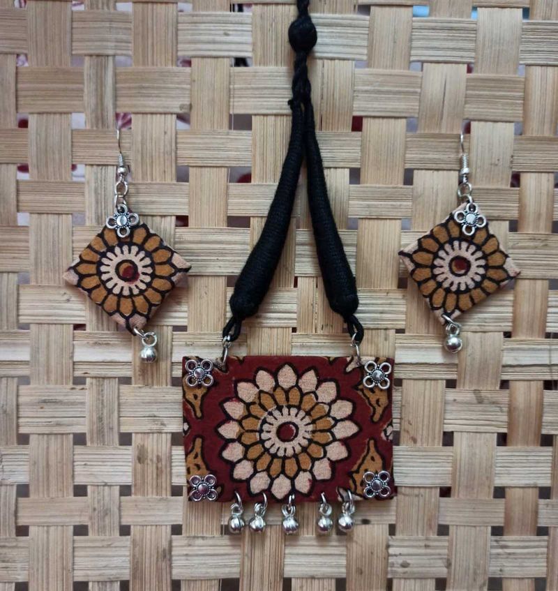 Fabric Jewelry Set
