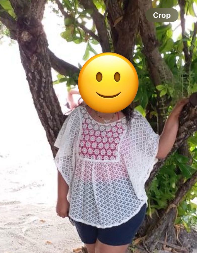 Boho Lace top for beach