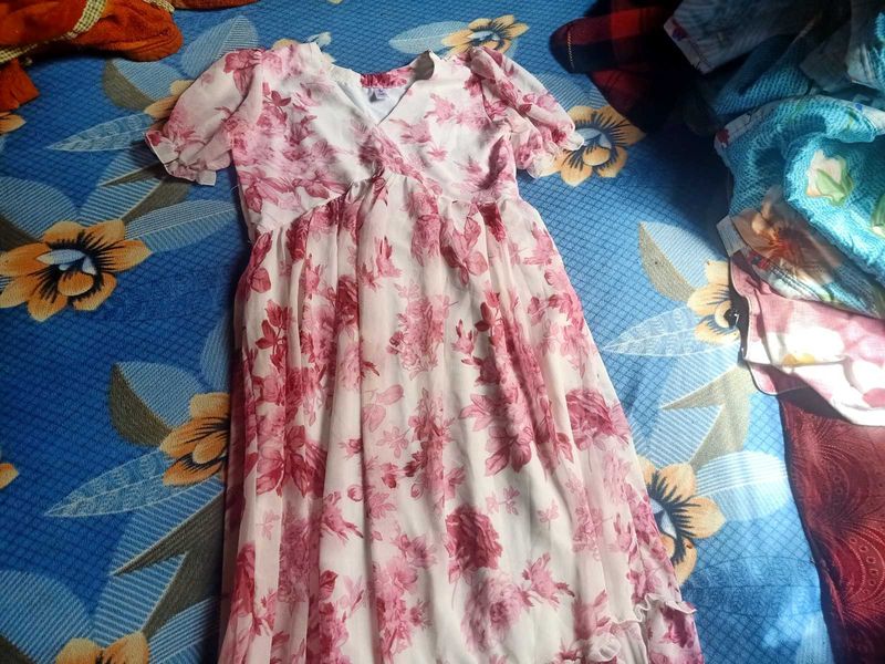 Floral Print Maxi Dress