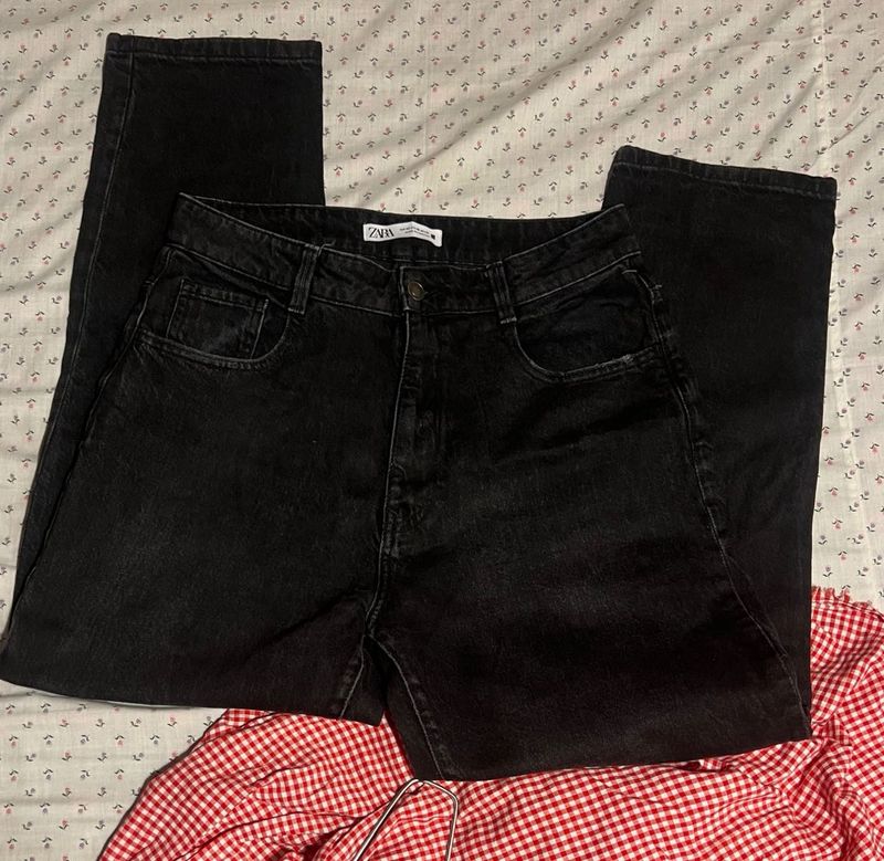 Zara Black Denim Jeans