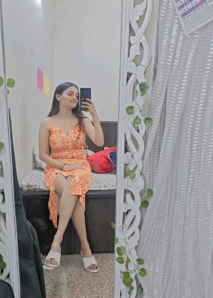 Printed Midi Sundress