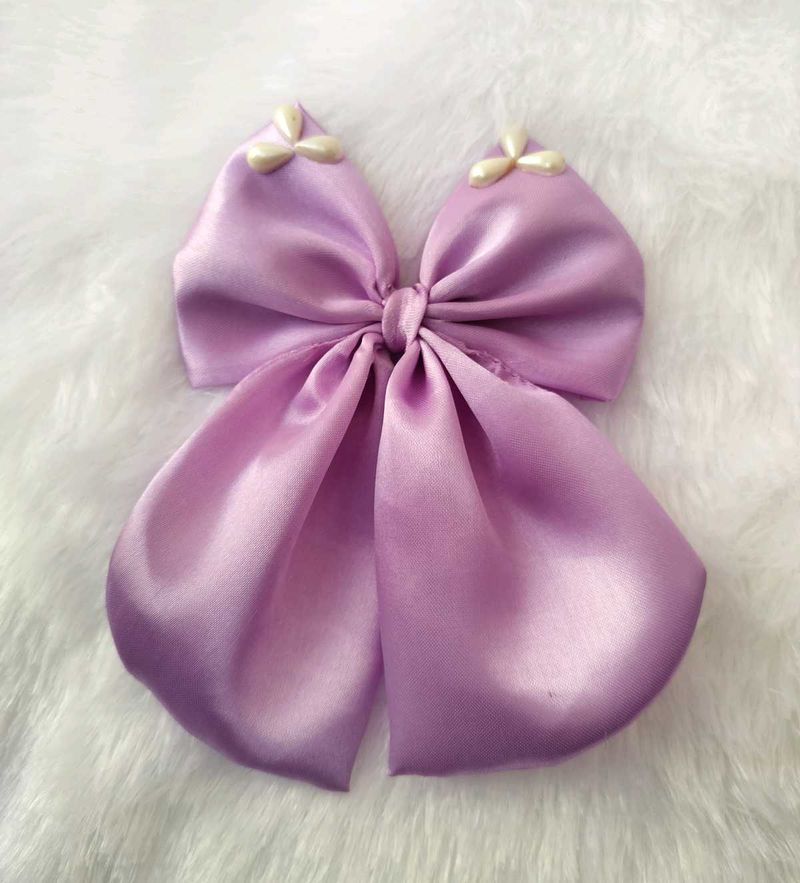2. Satin Bow Hair Clip