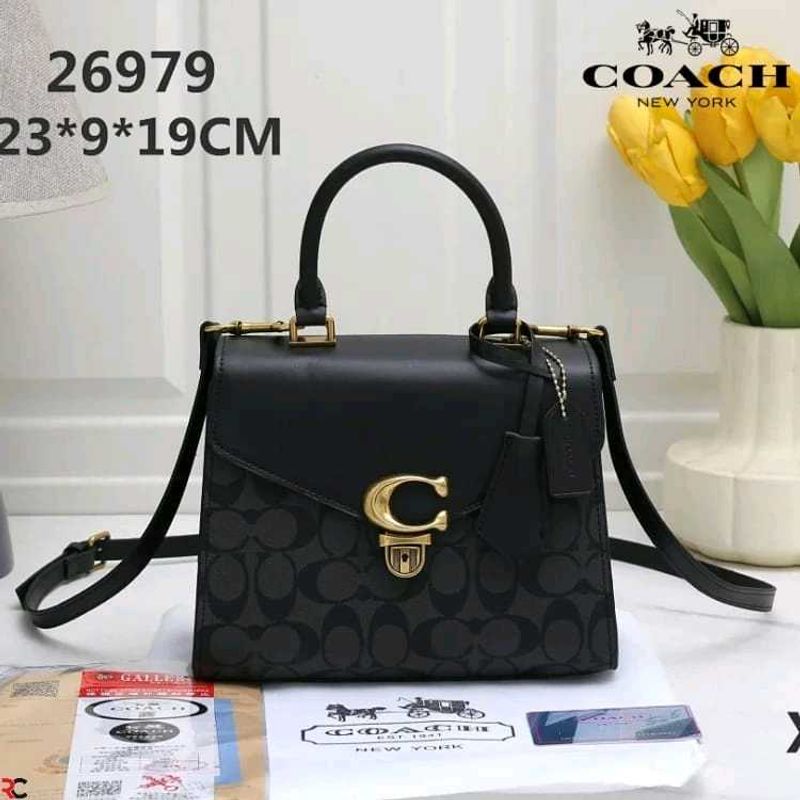 COACH**SAMMY TOP HANDLE BAG*  *12A QUALITY* WD BOX